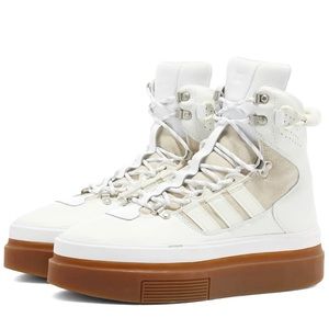 Adidas X Ivy Park Super Sleek Women’s Boots, White Gum Bottom Icy Park sz. 10